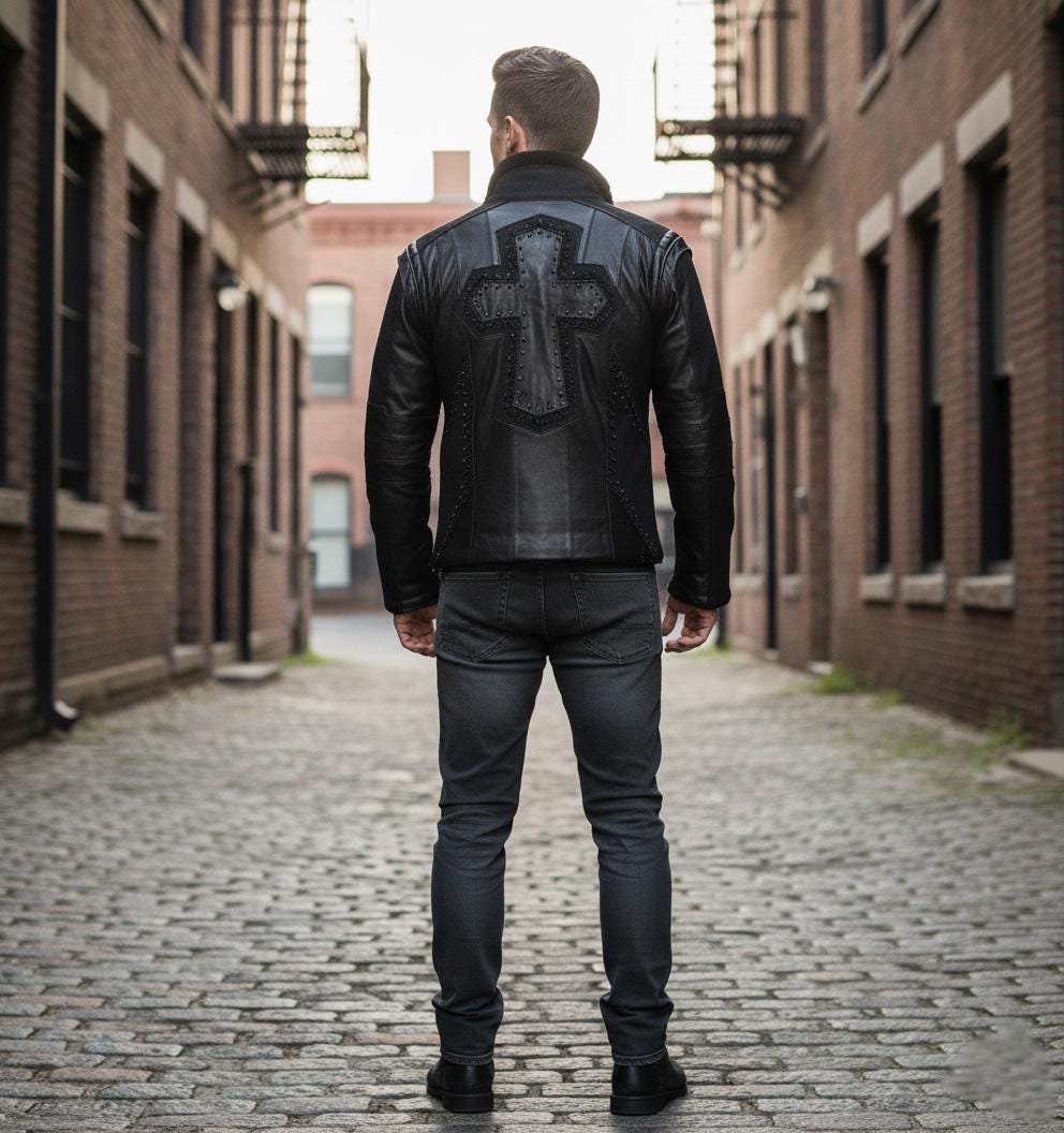 virgo Vawara Special Leather Jkt ライダース Leather biker-style jacket Black / Gray For Women | Maje