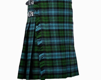 Ancient Campbell Tartan Kilt-Utility Kilts - Plus Size Kilt - Utility Kilt For Sale - Scottish kilt - Custom Made Kilt - Treven Store-unisex