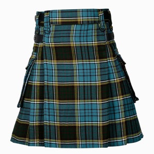 Kilt cargo de tartán de las Tierras Altas hecho a medida: elige el tartán de tu clan favorito. Kilt de tartán hecho a mano. Más de 70 tartán de clan disponibles. Tienda Treven
