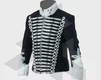 Napoleonic Hussars Uniform Military Style Tunic Pelisse Jimi Hendrix Jacket - Hand Made Jacket - TreVen Store