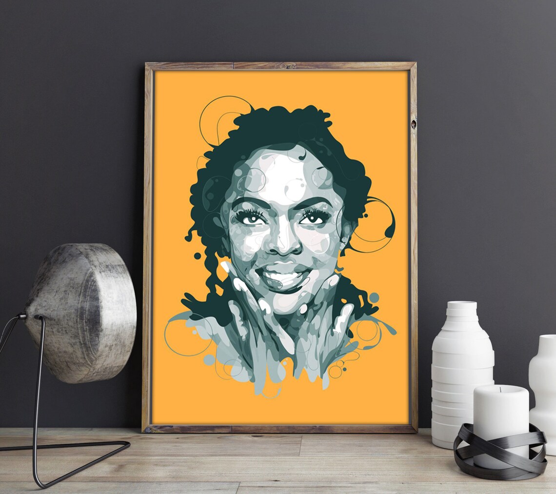 Lauryn Hill Digital Print Art Poster Music Band Download | Etsy