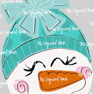 TEMPLATE : Snowman door hanger digital download