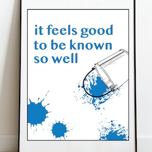 True Blue Boygenius Digital Print: Boygenius Print, True Blue Poster, Boygenius Quote