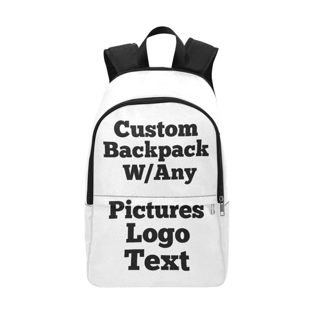 Customized Backpack, Your Logo Your Idea Etsy