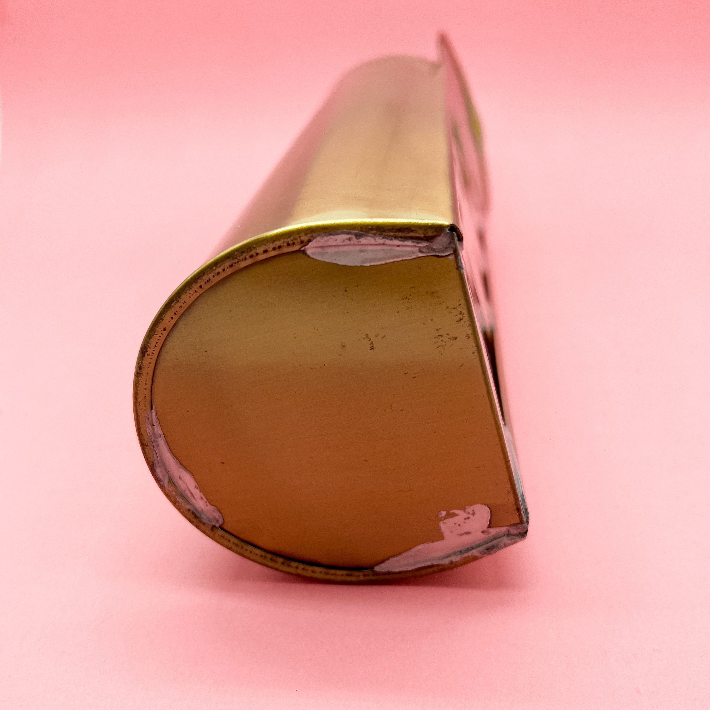 Vintage Brass Wallmountable Match Holder Tall Match Holder Etsy