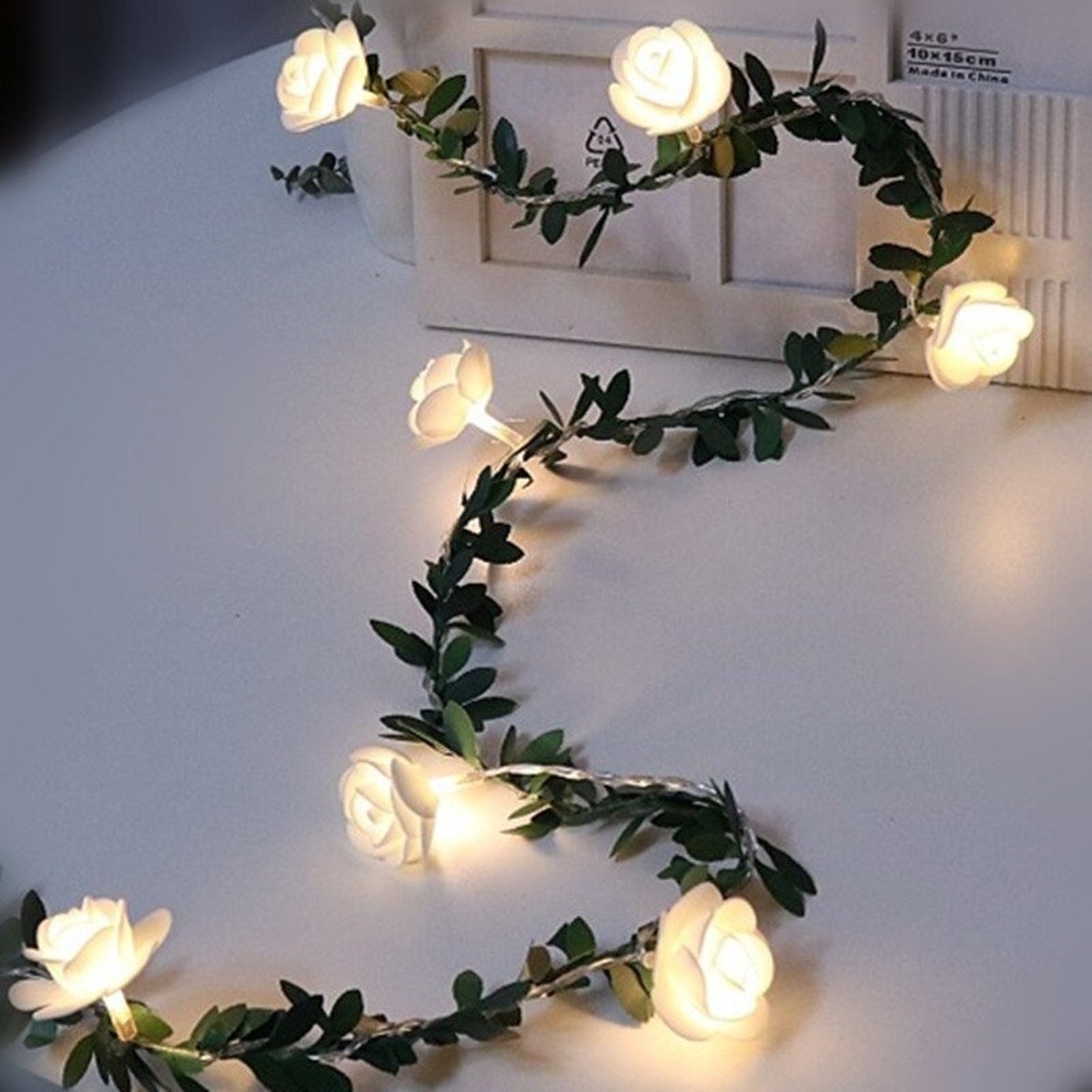 Rose Flower Fairy Lights Etsy