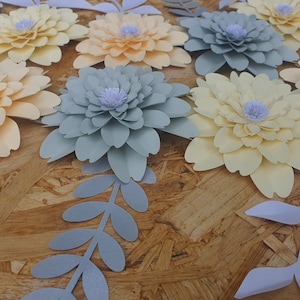 Nursery Flowers, Paper Flower Wall Decor, Wall Flowers, Nursery Decor, Flower Backdrop Price,Baby Shower Backdrop,Flowers for Nursery Wall