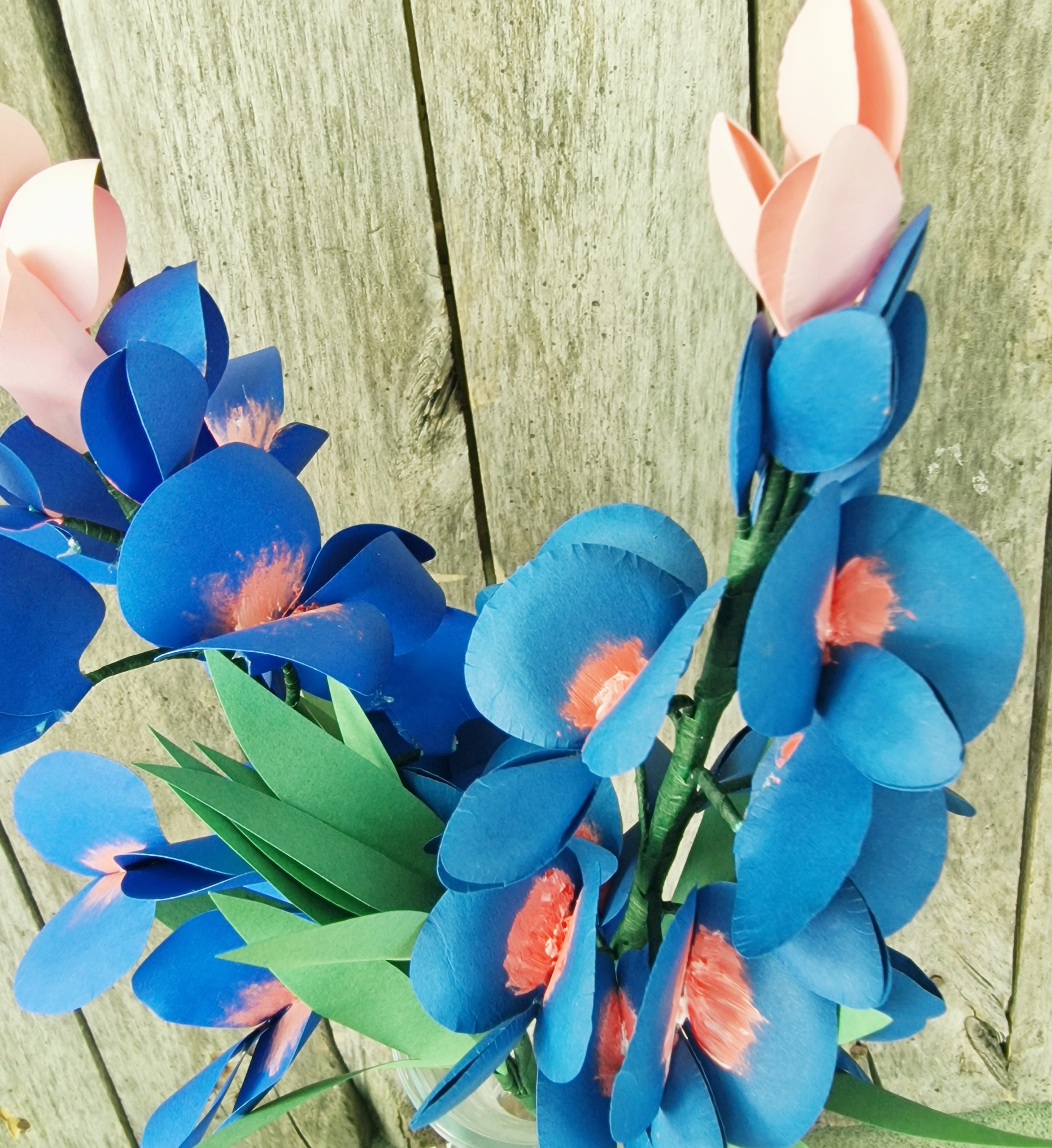 Flowers Paper Flower, Texas Table Centerpiece