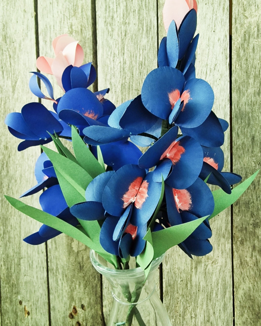Flowers Paper Flower, Texas Table Centerpiece