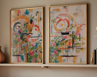 "Chromatic Cadence" Set of 2: limited edition signed art prints