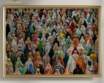 "Unity in Color" Modern Muslimah Abstract Art - Limited Edition & Signed by Artist