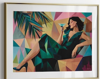 "Emerald Muse" limited edition art