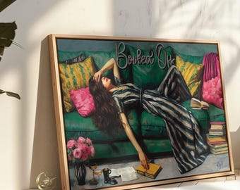 "Booked Off" - quirky limited edition signed artwork