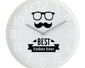 Custom Wall Clock, Personalized Wall Clock, Home Decoration Clock | Great gifts for Mom, Dad, Grads, Birthdays, Weddings, etc.