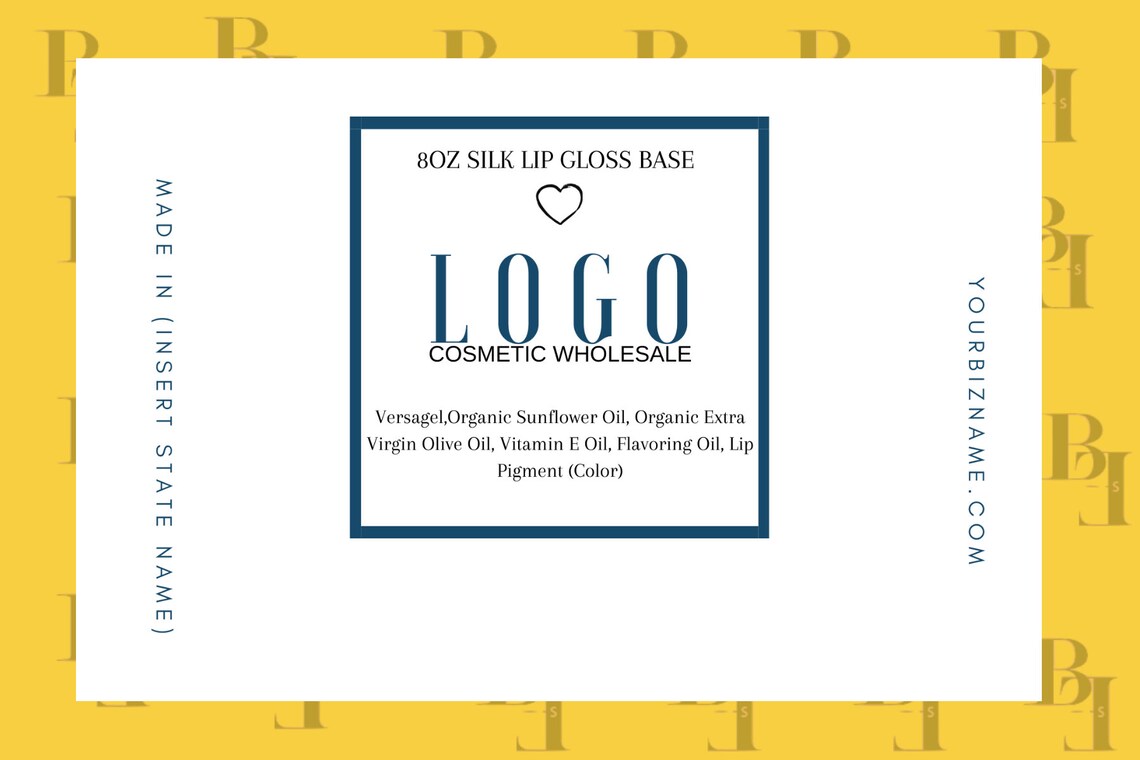 Product Label Canva Template Edit In Canva Instant Etsy