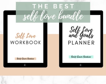 Self Love Planner | Self Love Journal | Self Love Workbook | Self Care Worksheet | Wellness Planner | Self Care Kit