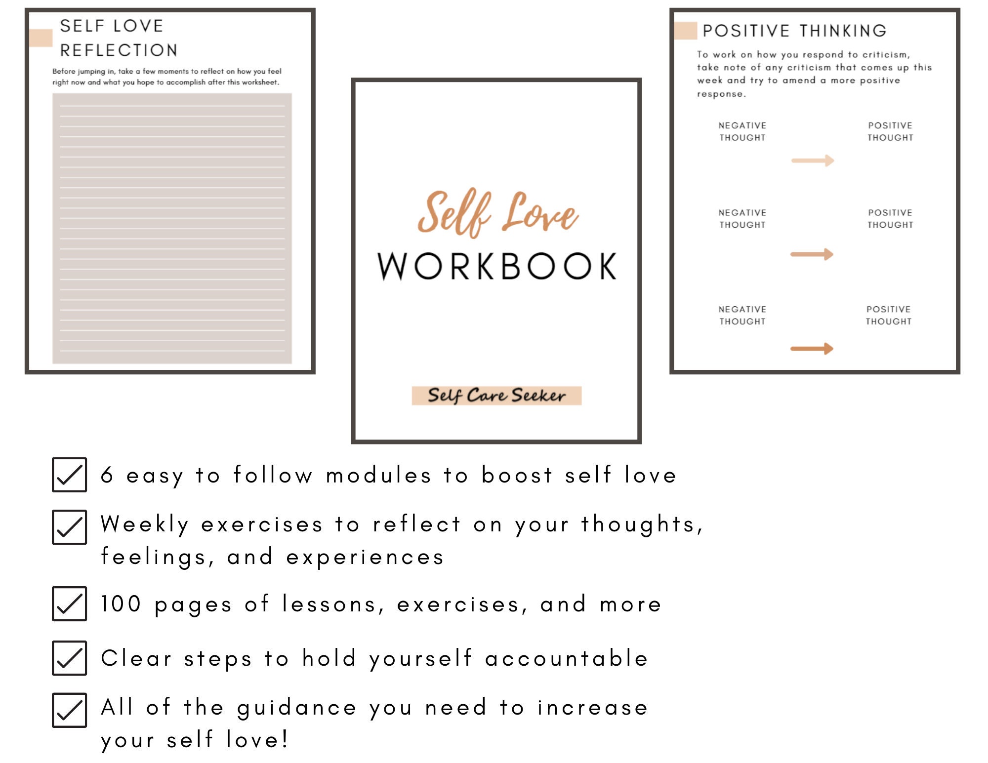 Self Care Printable | Self Care Planner | Self Care Journal | Self Love ...