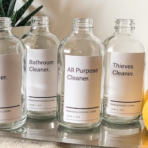 100/% Natural Label Waterproof Soap Proof and Oil Proof Custom Bathroom Labels and Hand Soap Labels Minimalist