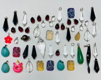 Lot Of Assorted Plastic Charms/Pendants