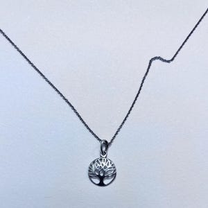Silver Necklace (Tree)