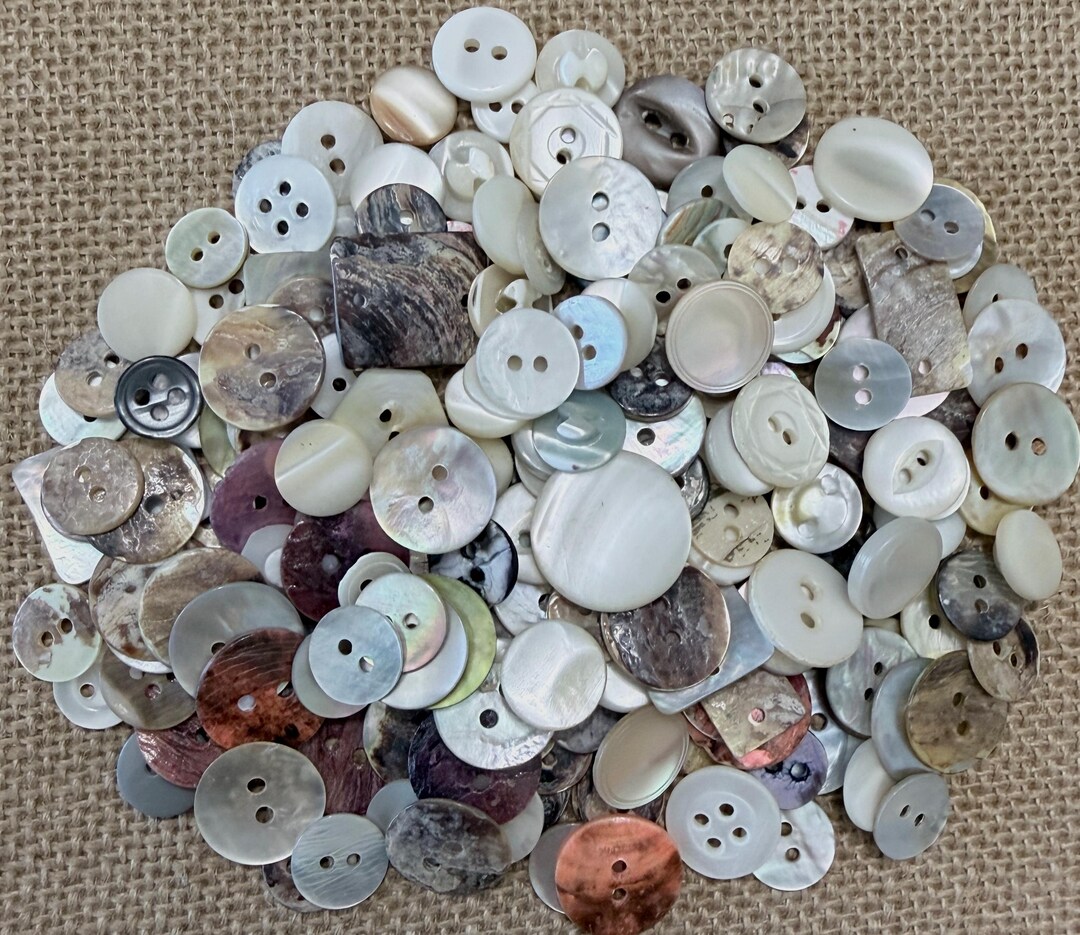Lot of Vintage Shell/shell Themed Buttons - Etsy