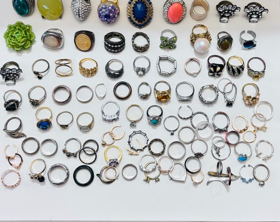 Large Lot Of Perfectley Imperfect Rings (95 PCS) - image 9