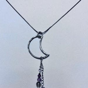 Silver Necklace (Moon)