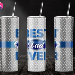Beste Papa jemals Tumbler, Väter Tag Tumbler, Papa Tumbler, 20oz dünne Tumbler Sublimation Wrap Designs Vorlage PNG digitaler Download