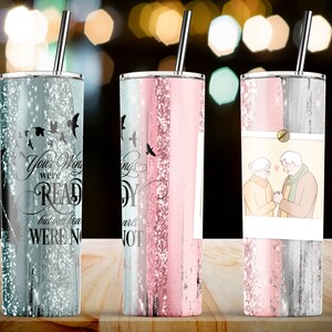 Memorial Tumbler, Photo Tumbler, Picture Frame, Wings Were Ready, Photo Collage, 20 oz Skinny Tumbler Sublimation Designs, Digital Download