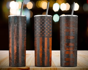 Patriotic American Welder Tumbler Wrap, American Flag, 20 oz Skinny Tumbler Sublimation Straight/Tapered Designs PNG, Digital Download