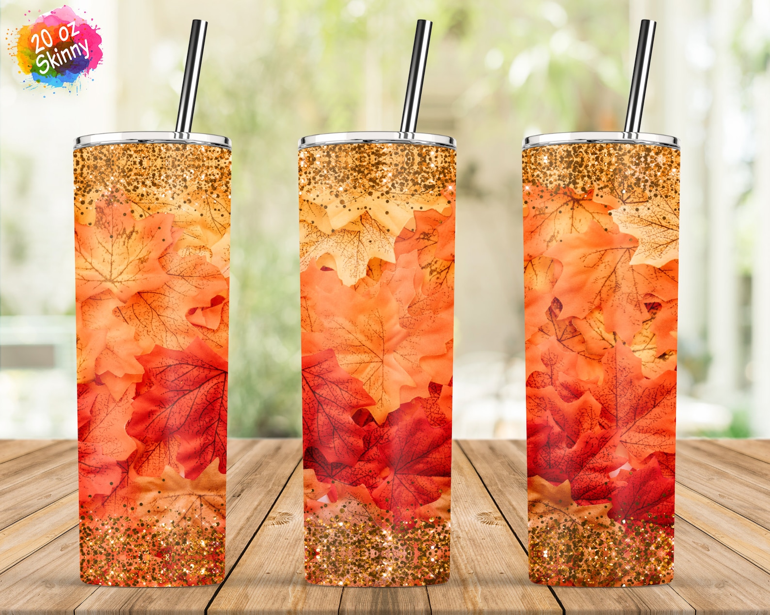 Maple leaf glitter fall tumbler 20oz skinny tumbler  etsy Maple leaf glitter fall tumbler 20oz skinny tumbler  etsy