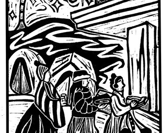 Wise Women Lino Print