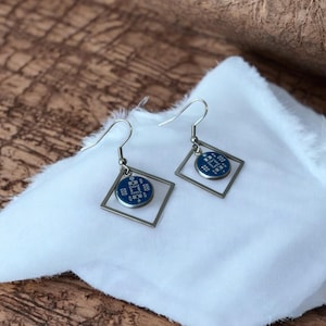 Boucles d'oreilles ringard à puces - Bijoux geek chic PCB | Boucles d'oreilles Cyberpunk Circuit Cadeau pour programmeurs et ingénieurs