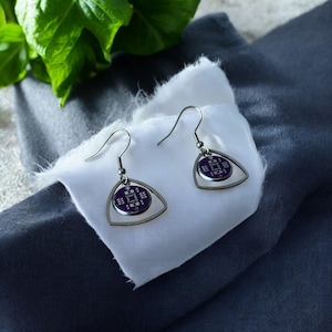 Boucles d'oreilles ringard à puces - Bijoux geek chic PCB | Boucles d'oreilles Cyberpunk Circuit Cadeau pour programmeurs et ingénieurs