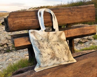 Bolsa Ecoprint / Totes teñidos botánicos / Teñido natural / Teñido de plantas / Único / Ecológico / Arte ponible / Vegano