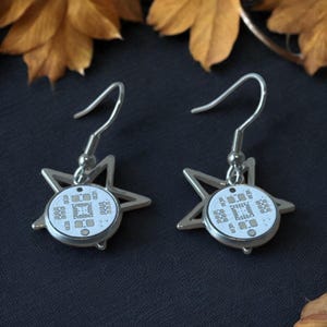 Boucles d'oreilles ringard à puces - Bijoux geek chic PCB | Boucles d'oreilles Cyberpunk Circuit Cadeau pour programmeurs et ingénieurs