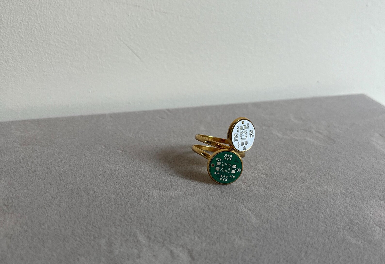 Modern Circuit Ring - Geeky PCB Jewelry | Cyberpunk Circuit Ring Gift ...