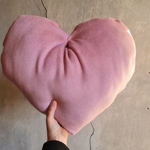 Large hearts cushion