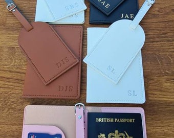 Personalised Passport Holder and Luggage Tag