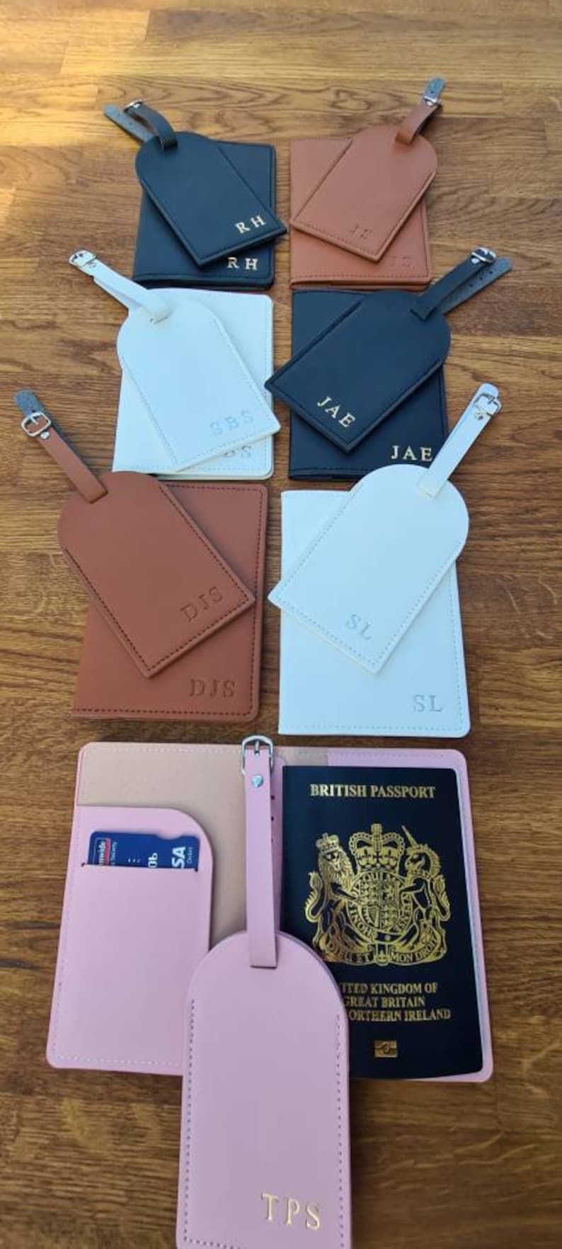 Personalised Passport Holder and Luggage Tag image 1