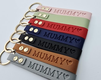 PERSONALISED LEATHER KEYRING....Free delivery