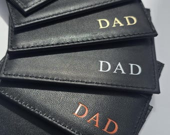 Personalised Leather Card Holder