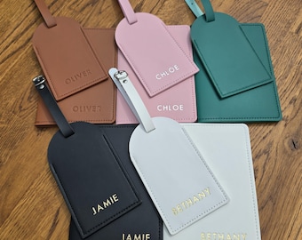 Personalised Passport Holder and Luggage Tag