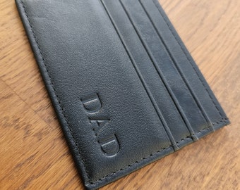 Personalised Leather Card Holder