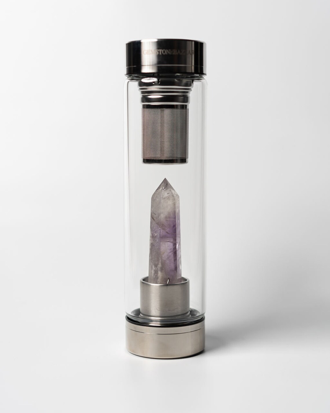 Divine Amethyst Crystal Infused Water Bottles Etsy Ireland