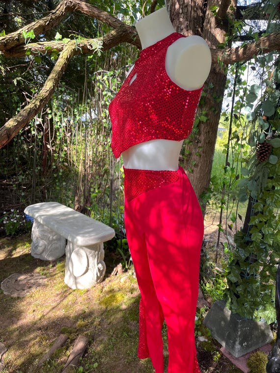Firestarter Sequin Two-Piece Set – Red Festival O… - image 6