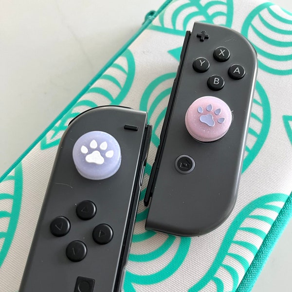 Thumb grips for Nintendo Switch | Switch LITE | Switch OLED | Joystick caps | Pawprints | Fruit | Flowers | Switch Accessories