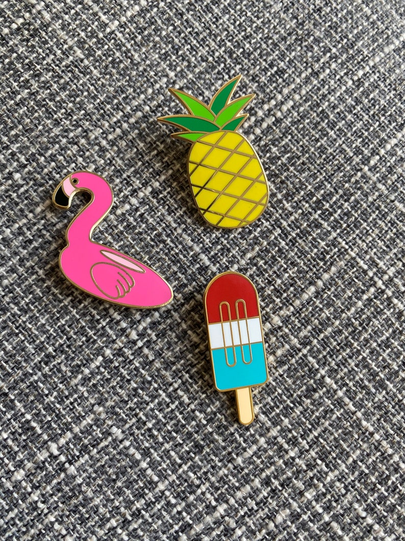 Pineapple Pin l Sunshine State of Mind l Enamel Pin