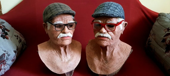 Uomo Con I Baffi - Maschera In Lattice Realistica E Divertente Per - Foto 2