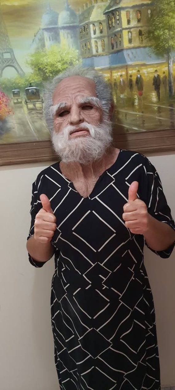 Máscara de látex realista Anciano -  España